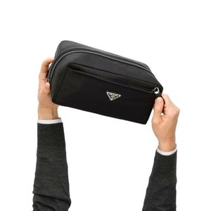 Prada Tessuto Nylon Saffiano Toiletry Bag - New!